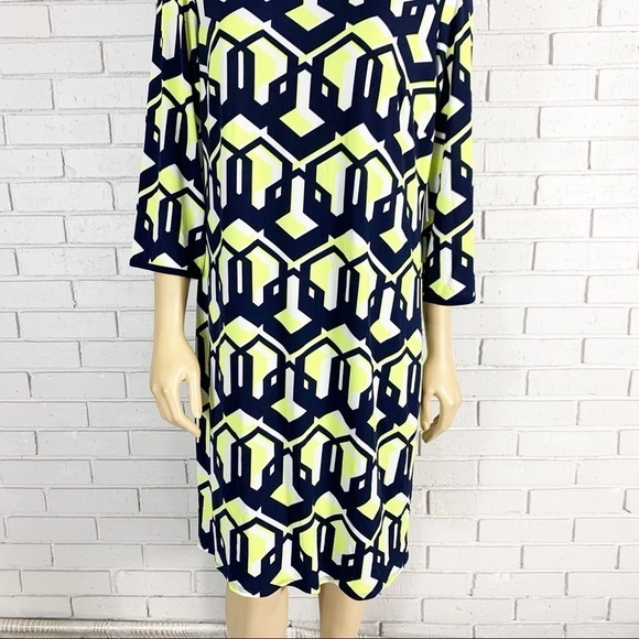 Laundry by Shelli Segal Geometric Shift Dress - Picture 3 of 8